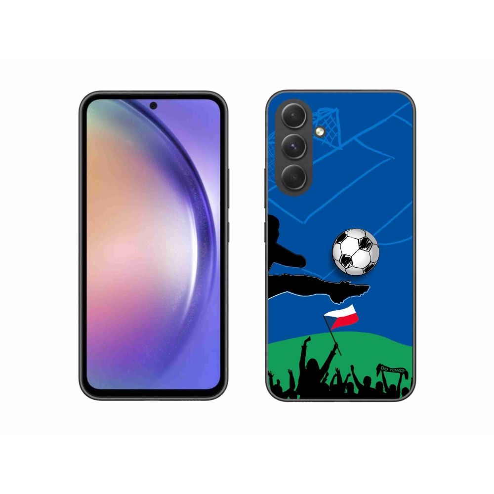 Gélový kryt mmCase na Samsung Galaxy A54 5G - fanúšikovia futbalu