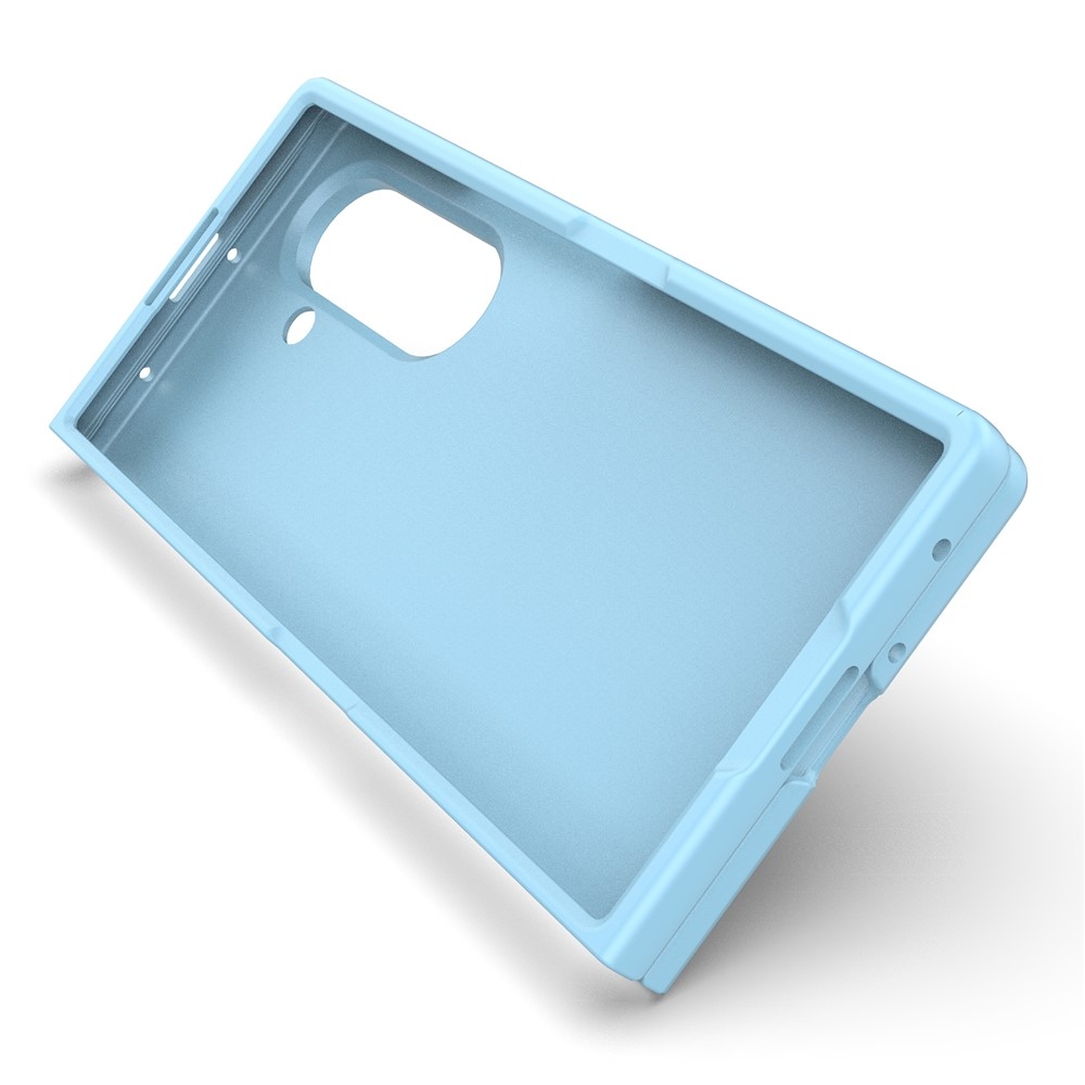 Rugg odolný gélový obal na Samsung Galaxy Z Fold7 5G - svetlomodrý