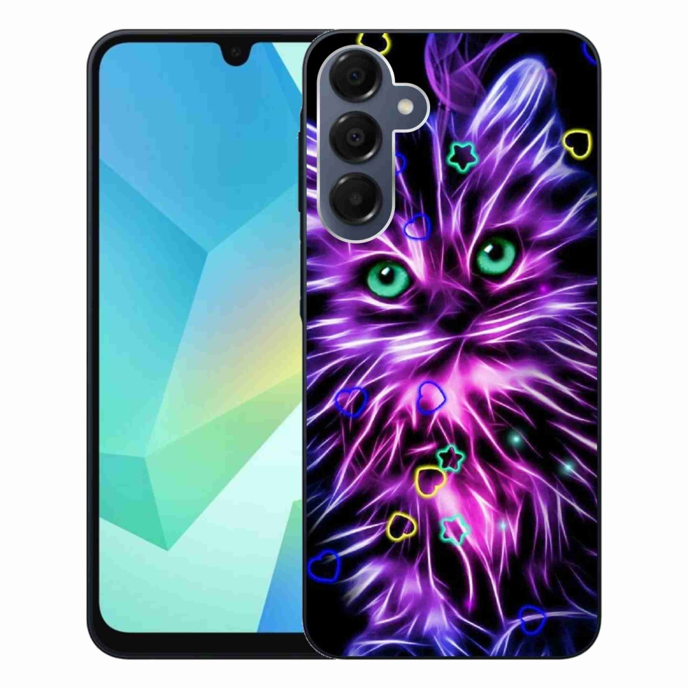 Gélový kryt mmCase na Samsung Galaxy A16 4G/5G - abstraktná mačka
