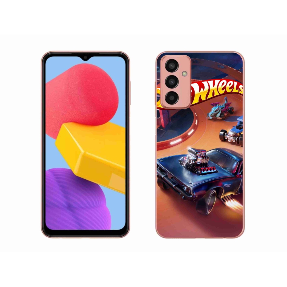 Gélový kryt mmCase na Samsung Galaxy M13 - hot wheels