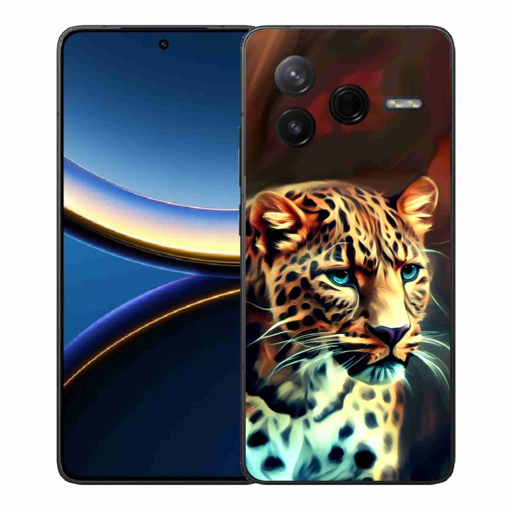 Gélový kryt mmCase na Xiaomi Poco F7 Pro - leopard