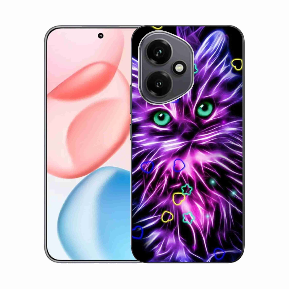 Gélový kryt mmCase na Honor 400 - abstraktná mačka