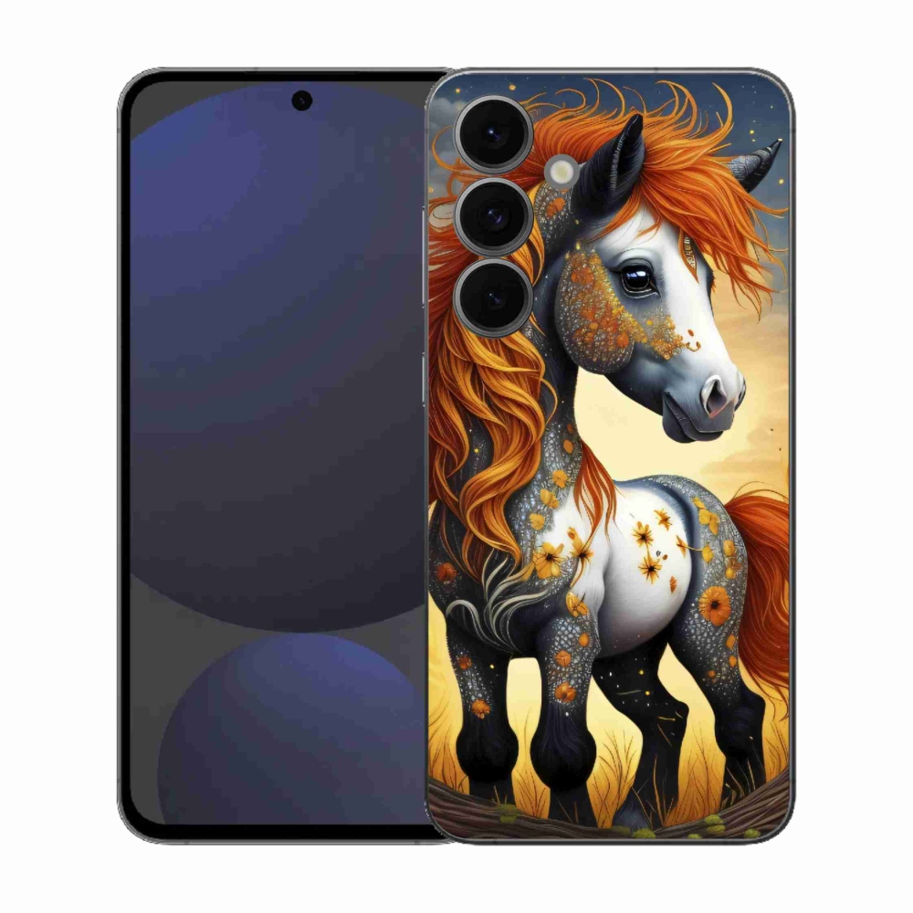 Gélový kryt mmCase na Samsung Galaxy S25 FE - farebný poník
