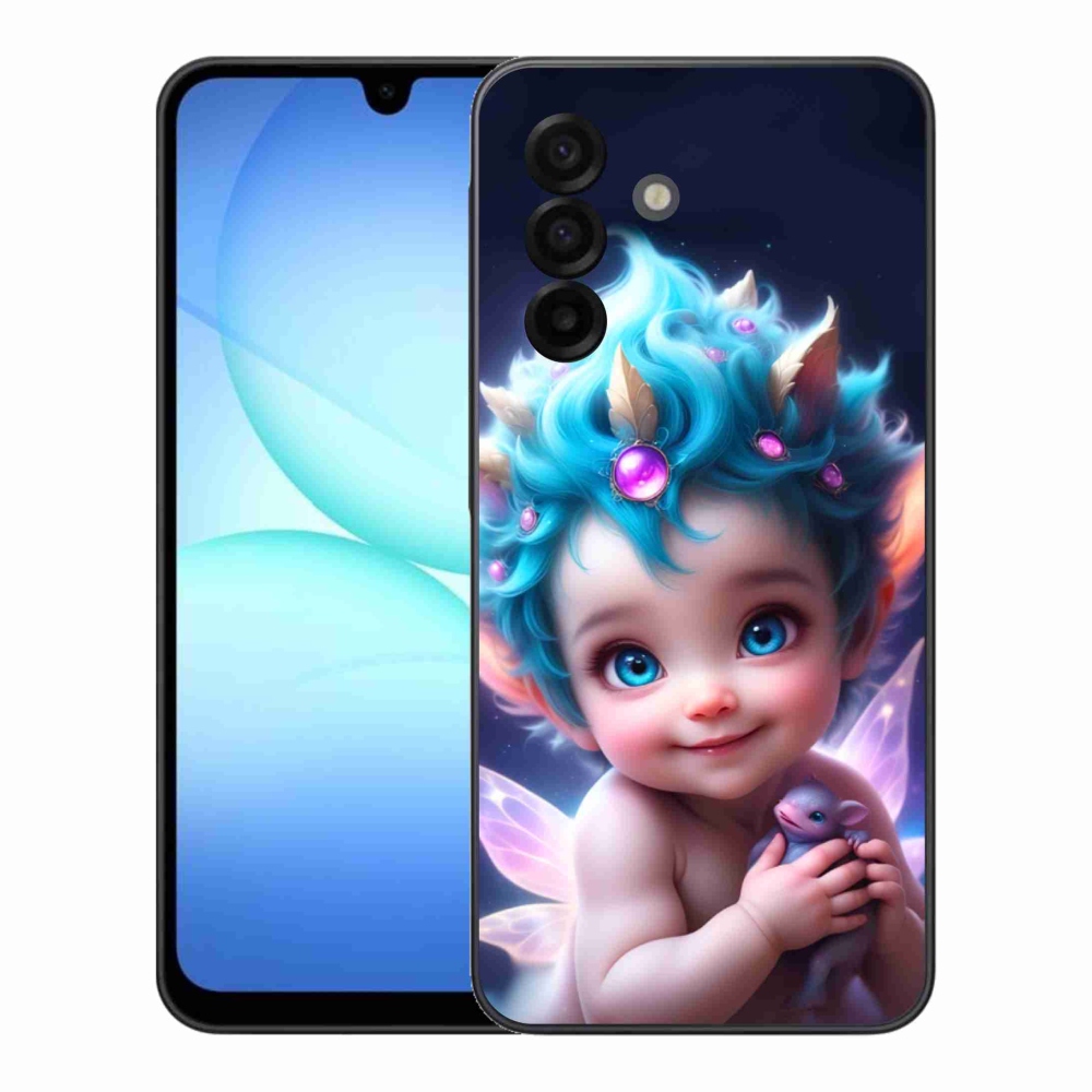 Gélový kryt mmCase na Samsung Galaxy A17 5G - dieťa s motýlími krídlami