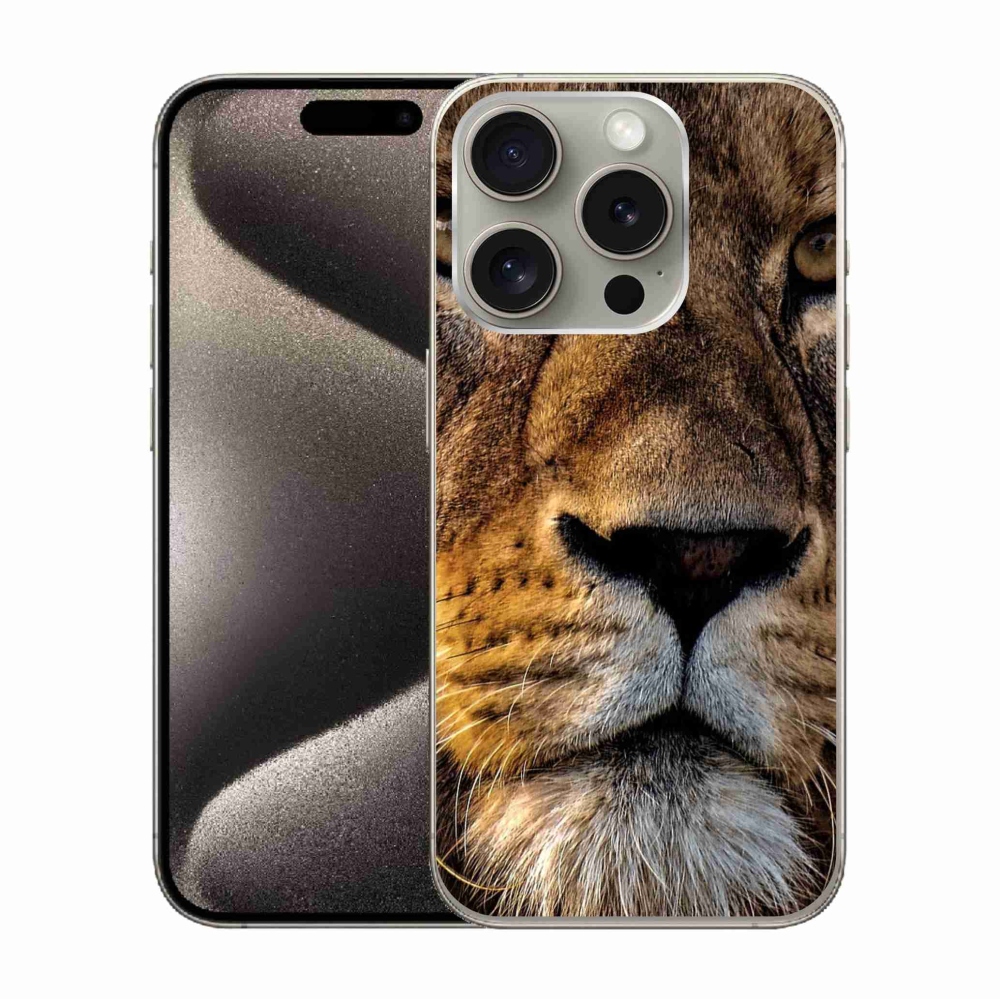 Gélový obal mmCase na iPhone 15 Pro - lev