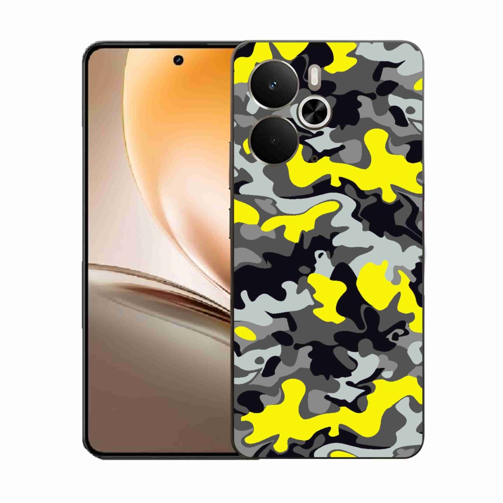Gélový kryt mmCase na Realme 14 5G - maskáčový vzor 6