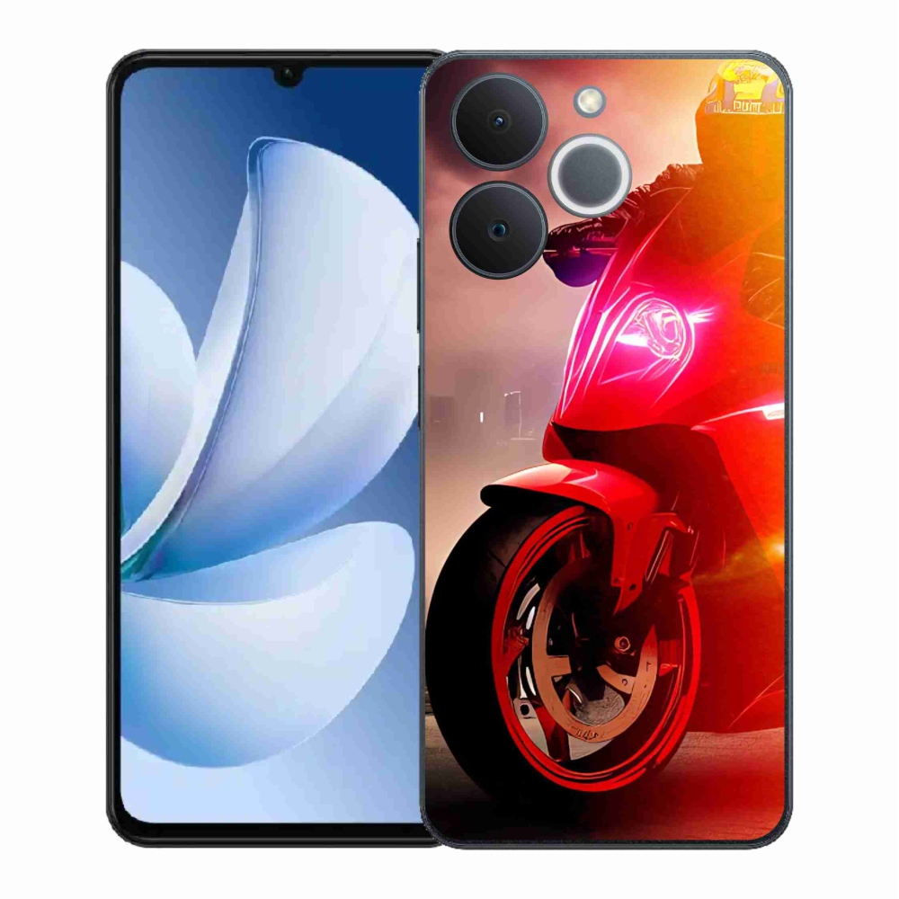 Gélový kryt mmCase na Realme Note 70T - motorka