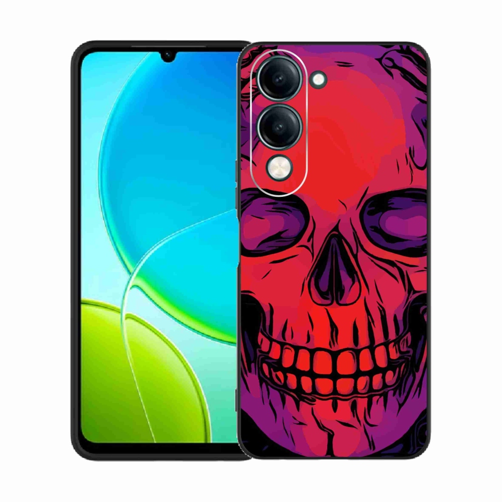 Gélový kryt mmCase na Vivo Y29s 5G - lebka