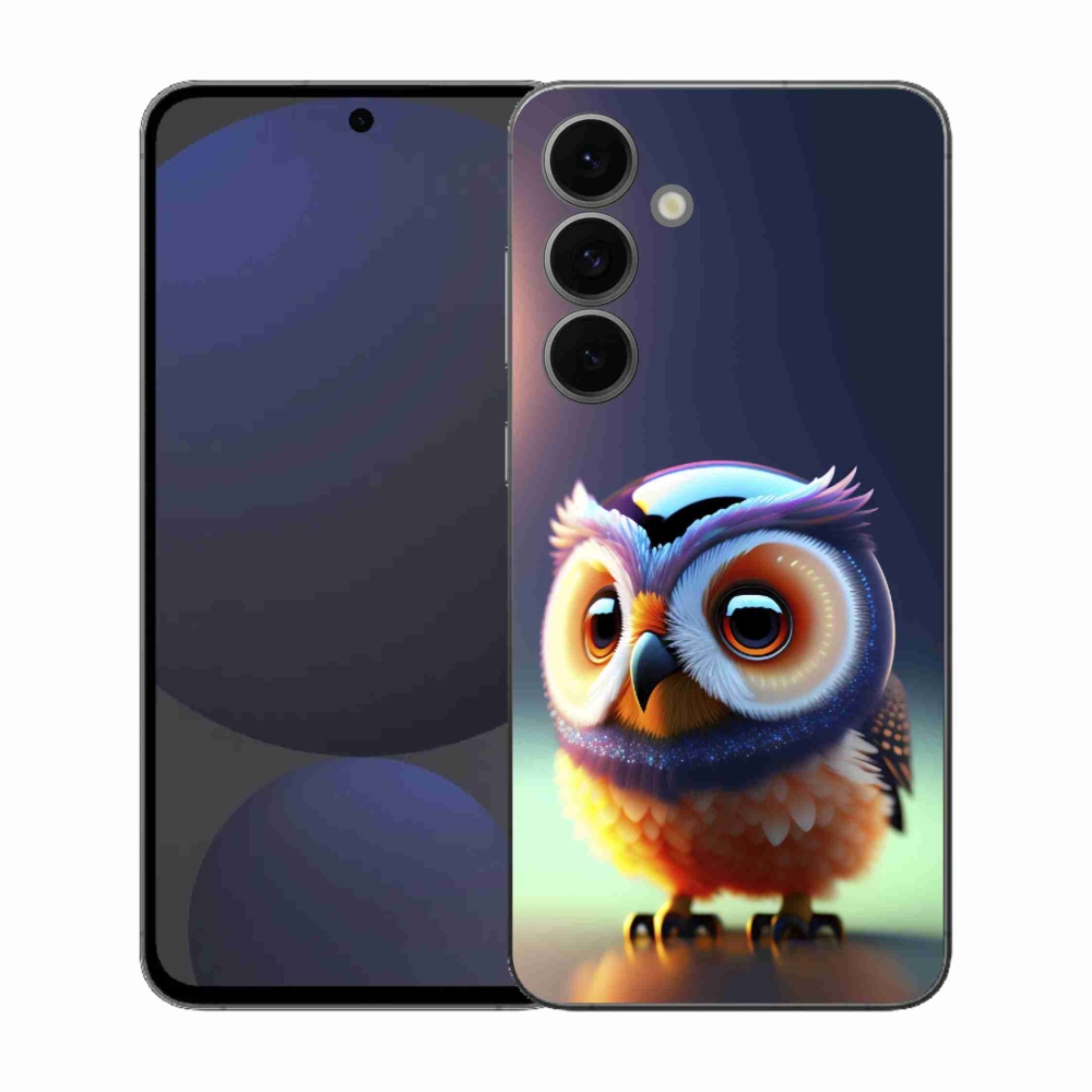 Gélový kryt mmCase na Samsung Galaxy S25 FE - sovička