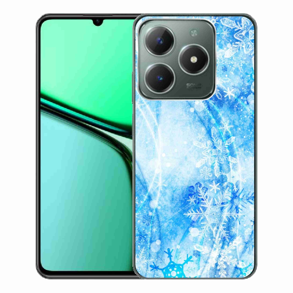 Gélový kryt mmCase na Realme C61 - snehové vločky