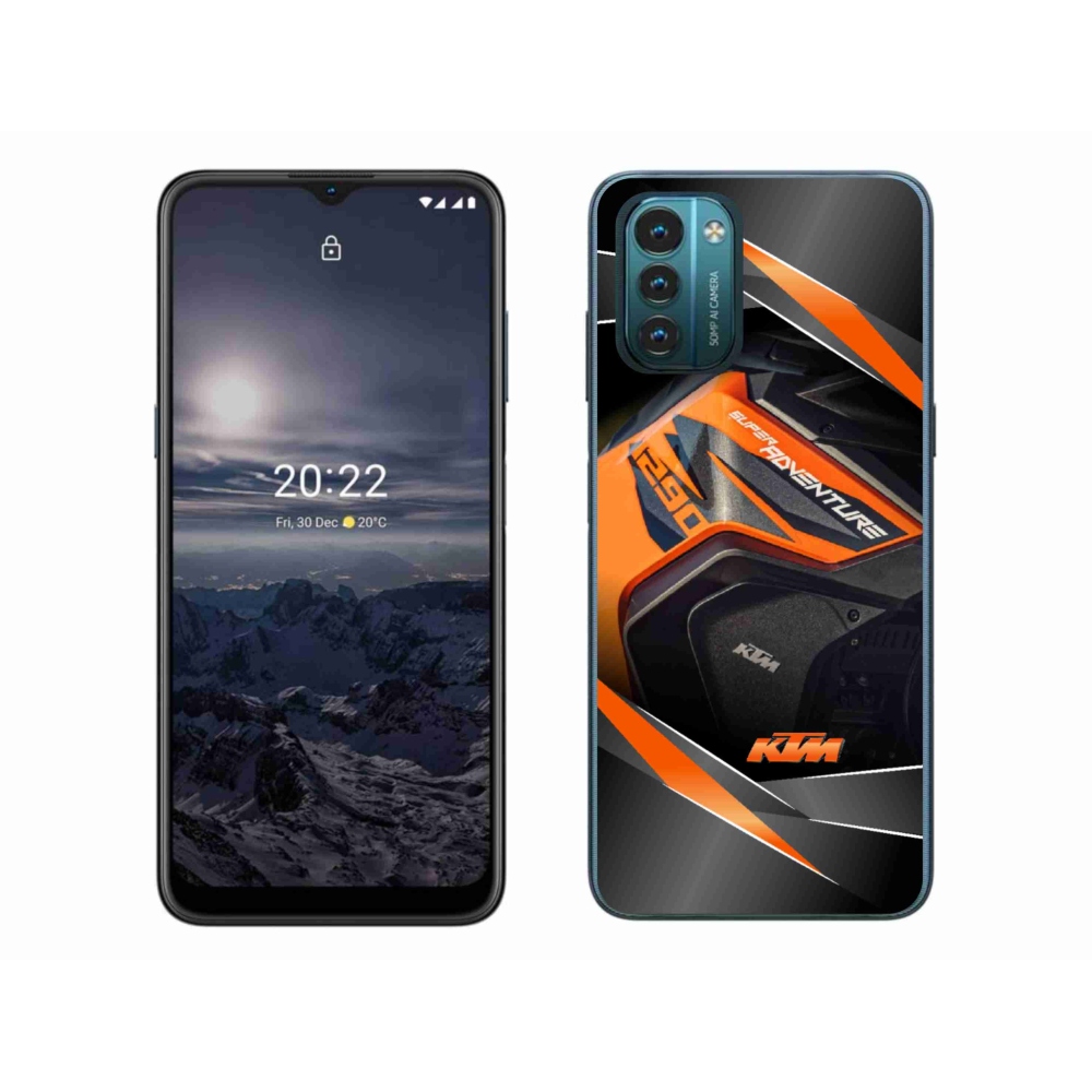 Gélový kryt mmCase na Nokia G11/G21 - motorka ktm