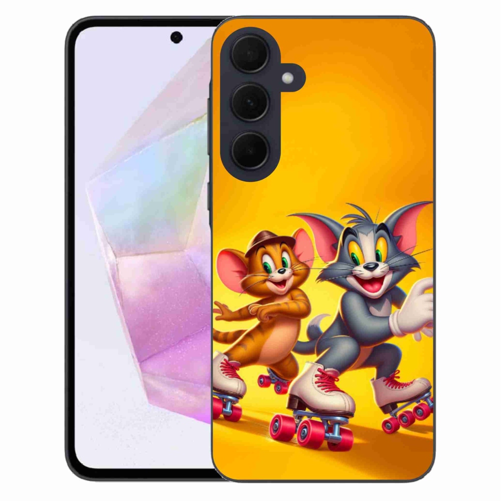 Gélový kryt mmCase na Samsung Galaxy A35 5G - tom a jerry