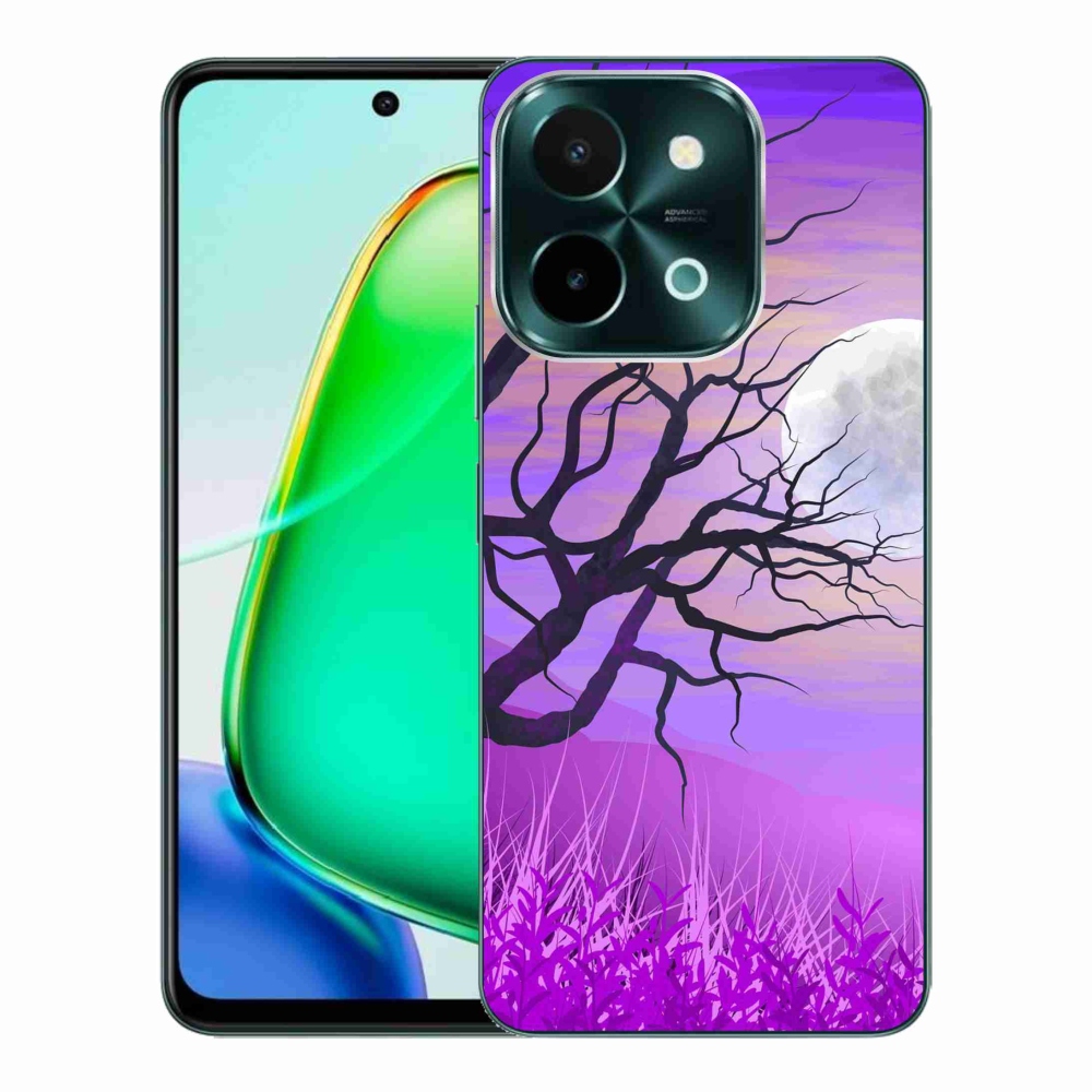 Gélový obal mmCase na Vivo Y28 - kreslený opadaný strom