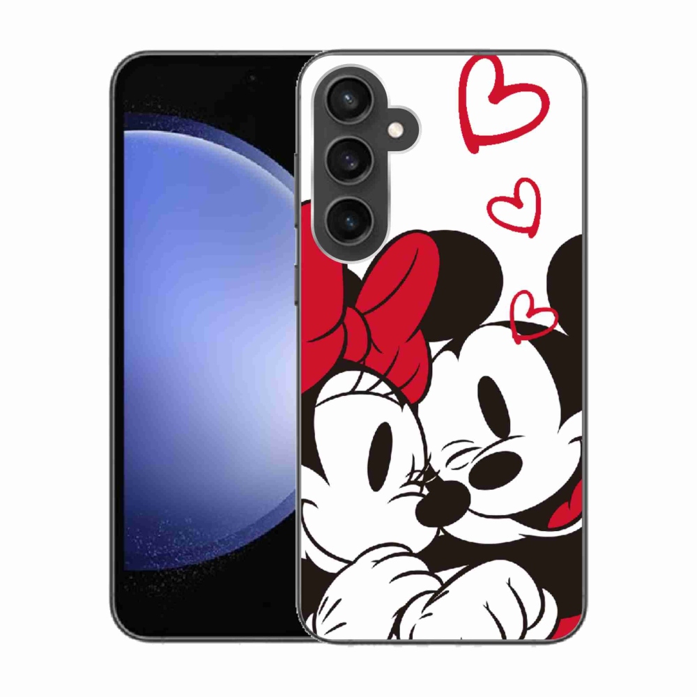 Gélový kryt mmCase na Samsung Galaxy S23 FE - mínnie a mickey