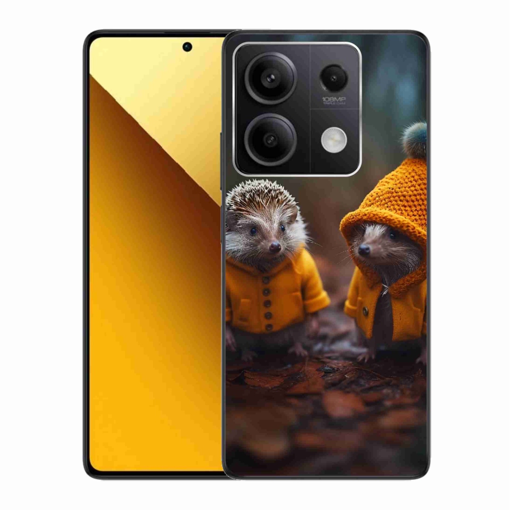 Gélový kryt mmCase na Xiaomi Redmi Note 13 5G - ježkovia