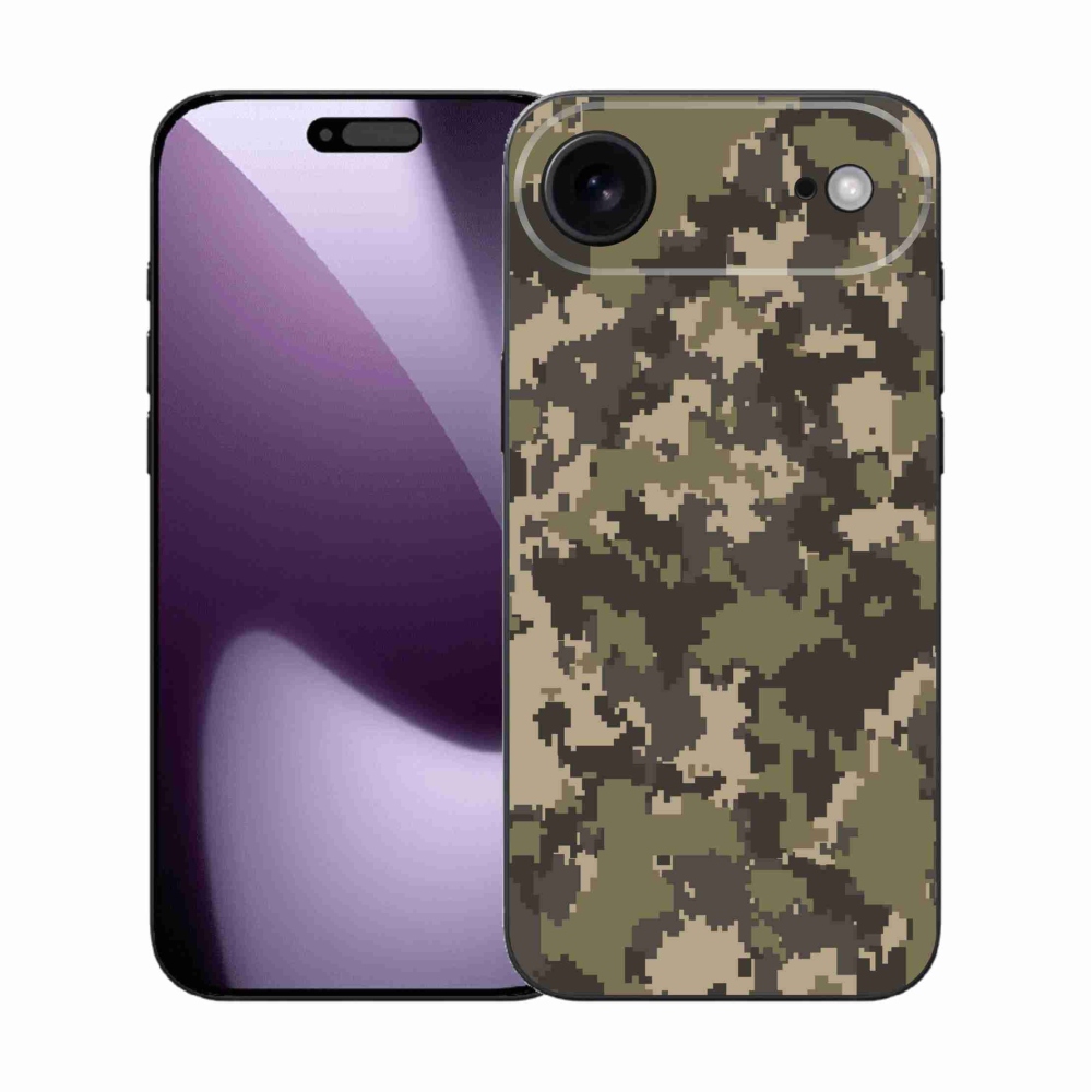 Gélový kryt mmCase na iPhone 17 Air - maskáčový vzor 12
