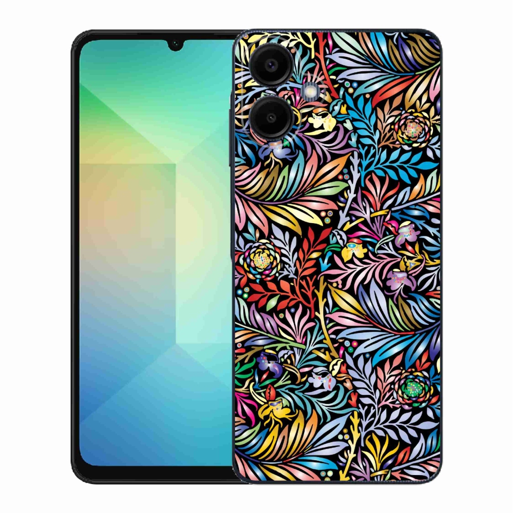 Gélový kryt mmCase na Samsung Galaxy A06 4G - kvety 5