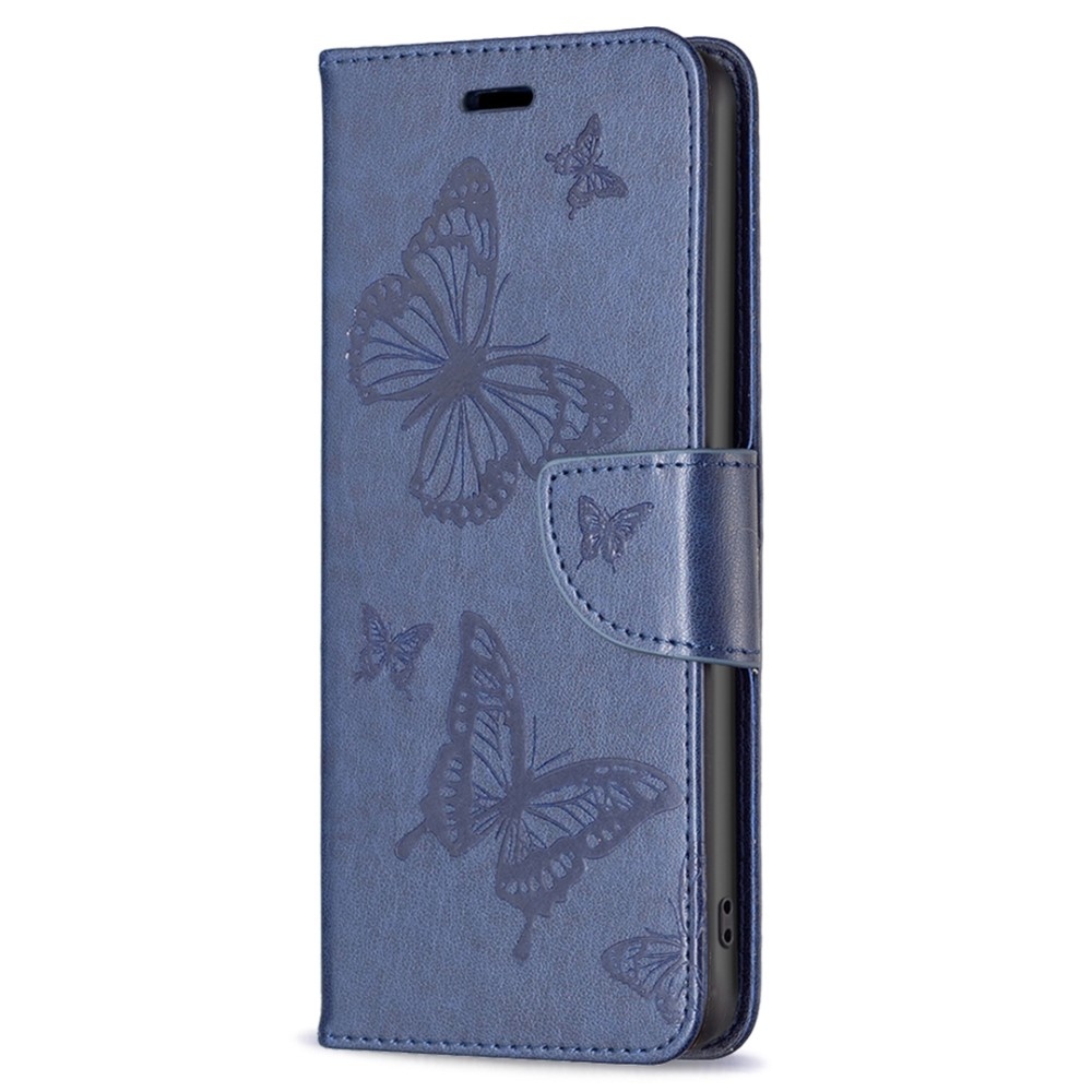 Butterfly knižkové púzdro na Xiaomi Redmi Note 12S - modré