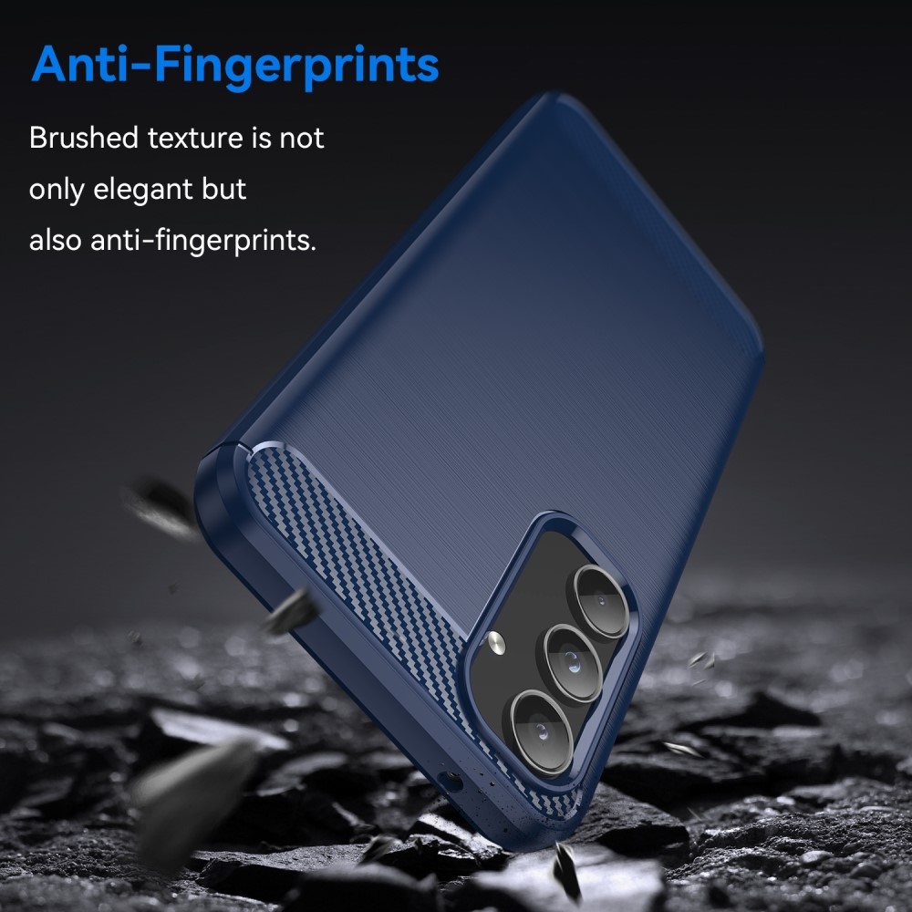Carbon odolný gélový obal Samsung Galaxy A55 5G - modrý