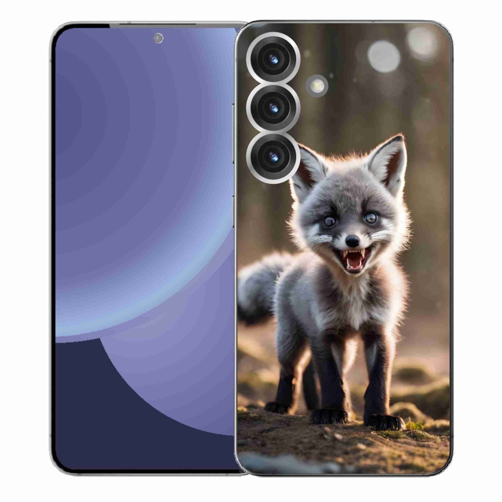 Gélový kryt mmCase na Samsung Galaxy S25+ - rozzúrená líška