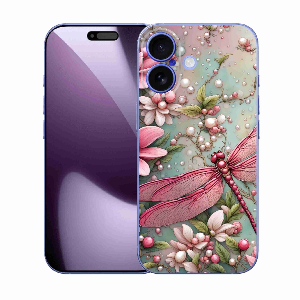 Gélový kryt mmCase na iPhone 17 - vážka