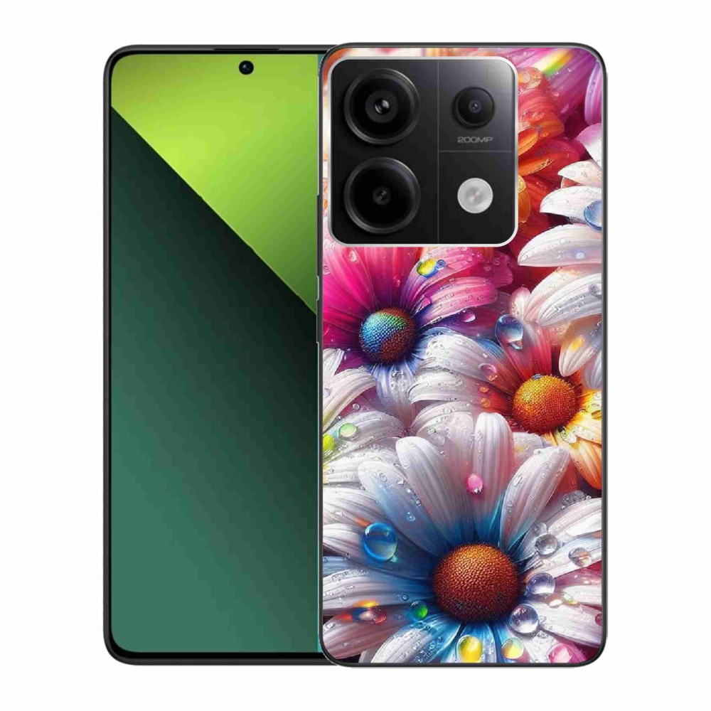 Gélový kryt mmCase na Xiaomi Redmi Note 13 Pro 5G/Poco X6 5G - farebné margaréty