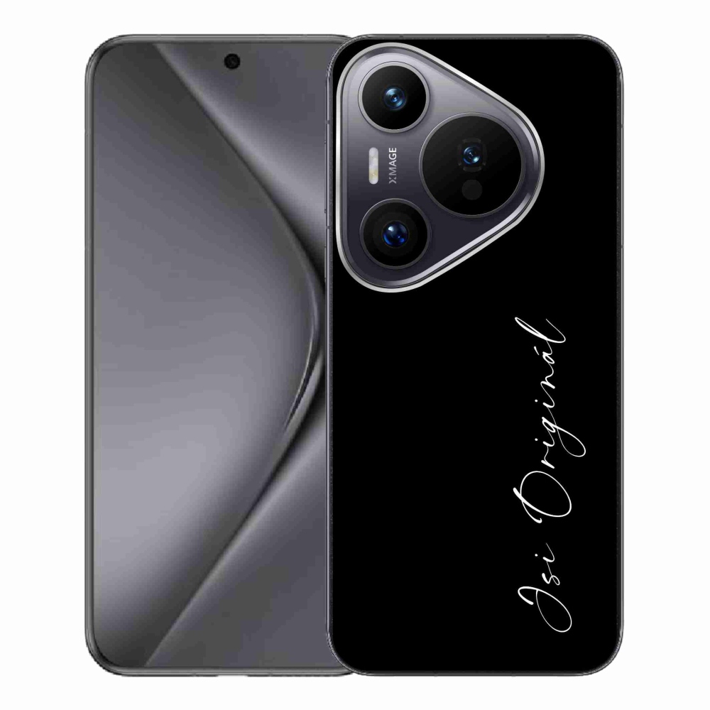Gélový kryt mmCase na Huawei Pura 70 Pro - si originál čierne pozadie