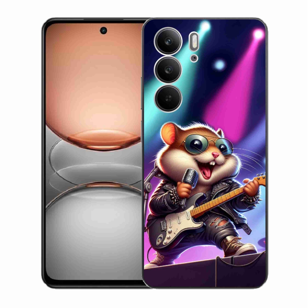 Gélový kryt mmCase na Realme C75 - škrečok rocker
