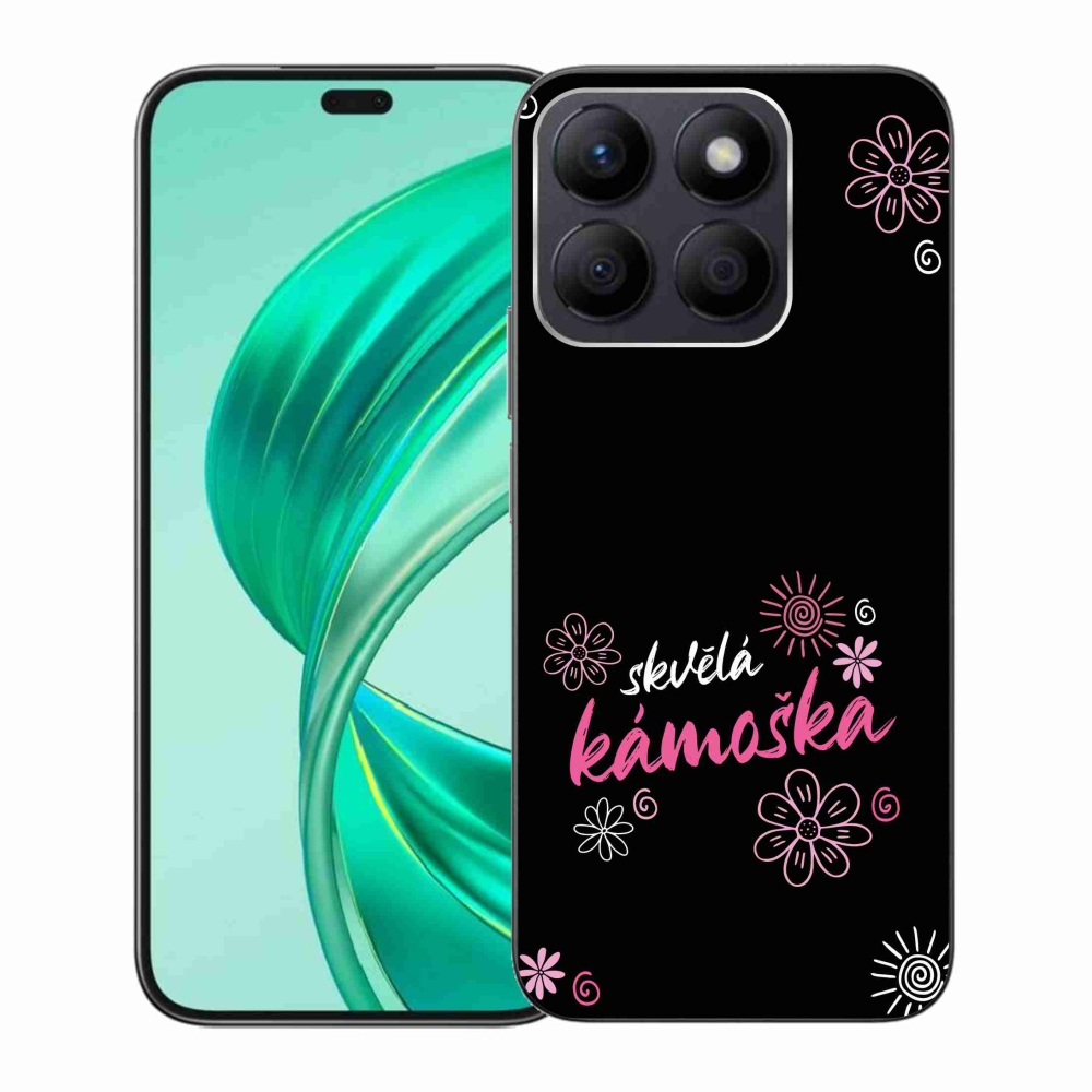Gélový kryt mmCase na Honor X8b - skvelá kamoška čierne pozadie