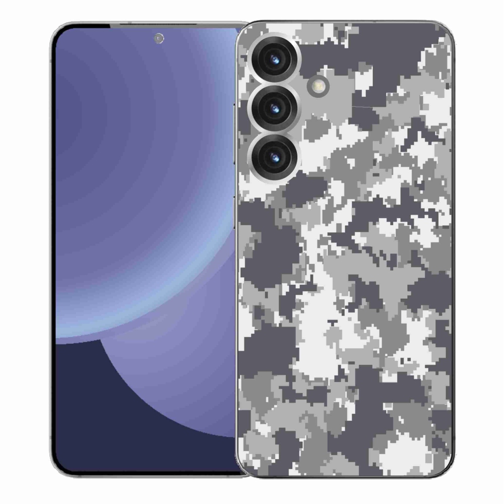 Gélový kryt mmCase na Samsung Galaxy S25+ - maskáčový vzor 2