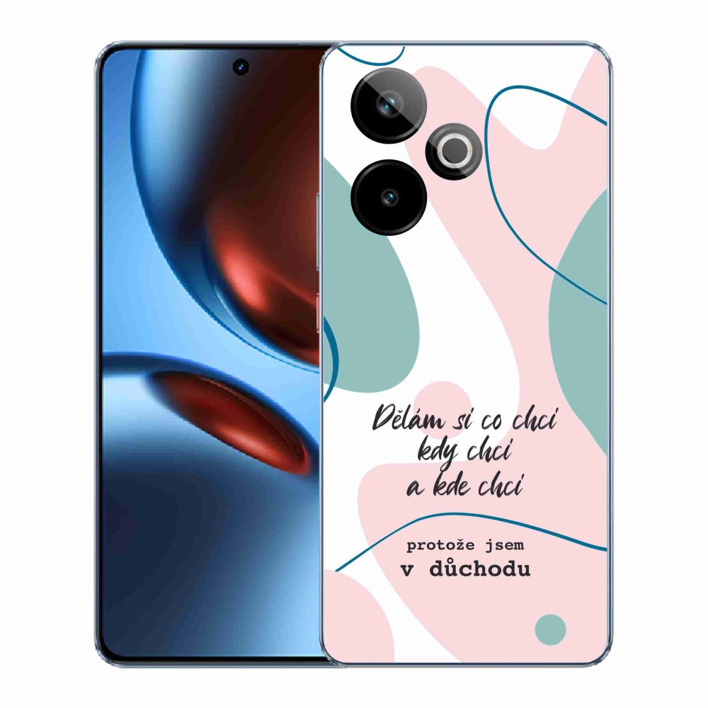 Gélový kryt mmCase na Realme GT 7 5G/GT 7T 5G - vtipný text 10 biele pozadie