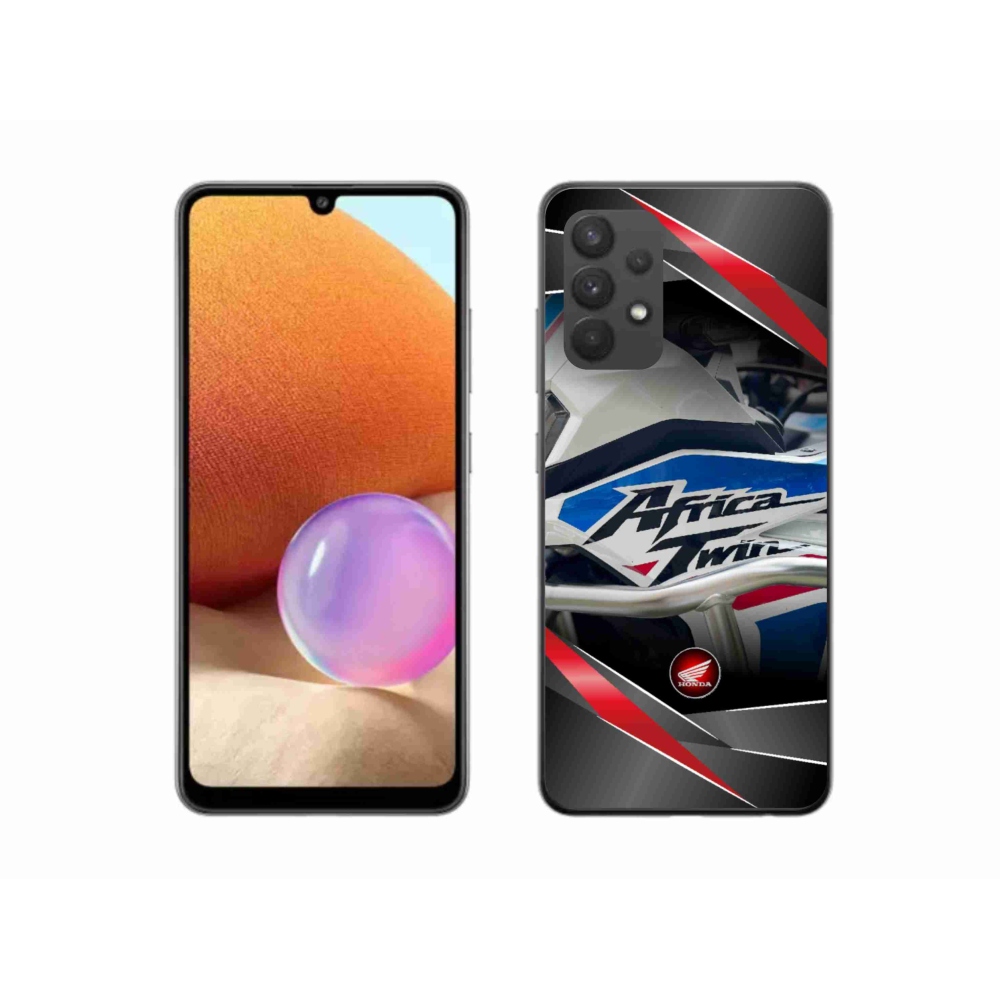 Gelový kryt mmCase na Samsung Galaxy A32 4G - motorka honda