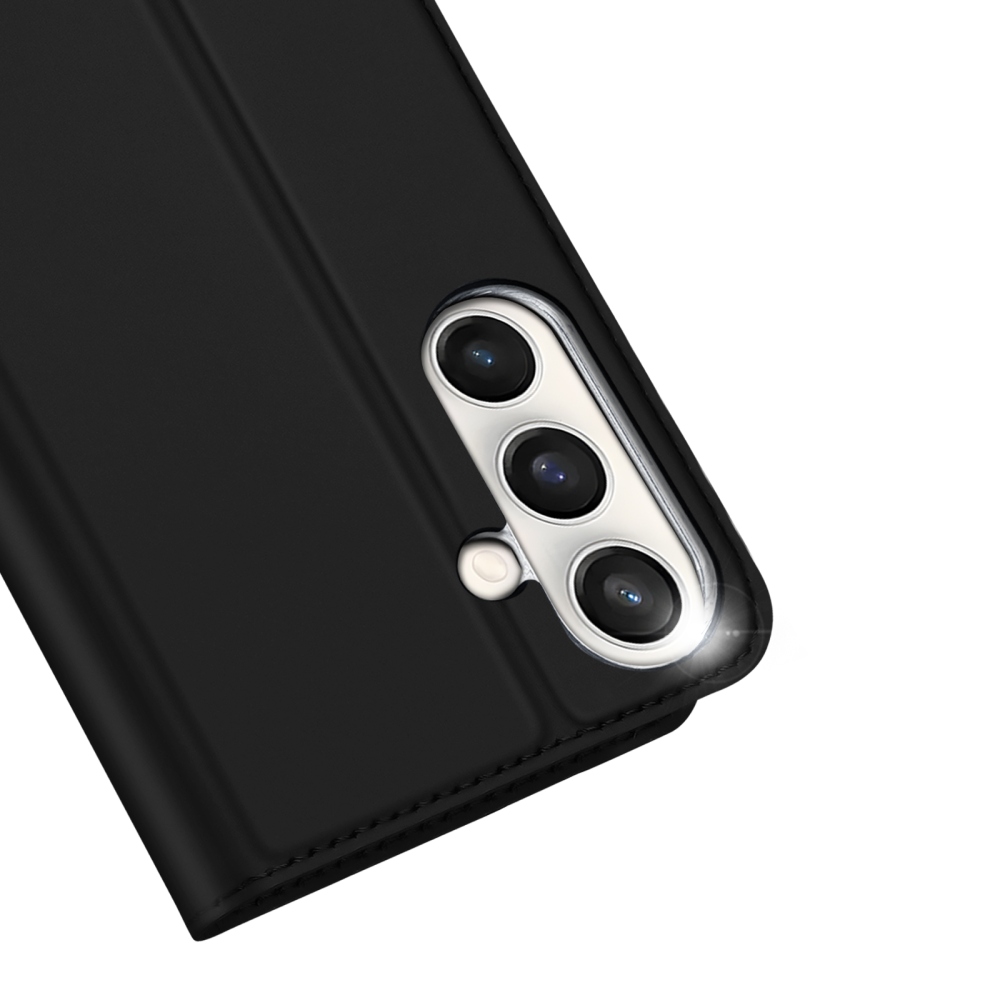 DUX knižkové púzdro na Samsung Galaxy S25 FE - čierne