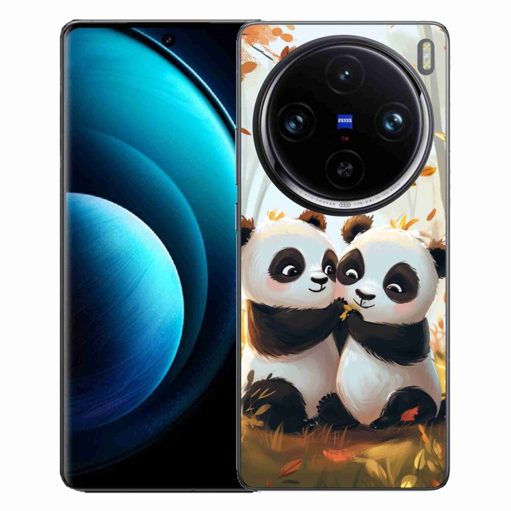 Gélový kryt mmCase na Vivo X100 Pro 5G - pandy