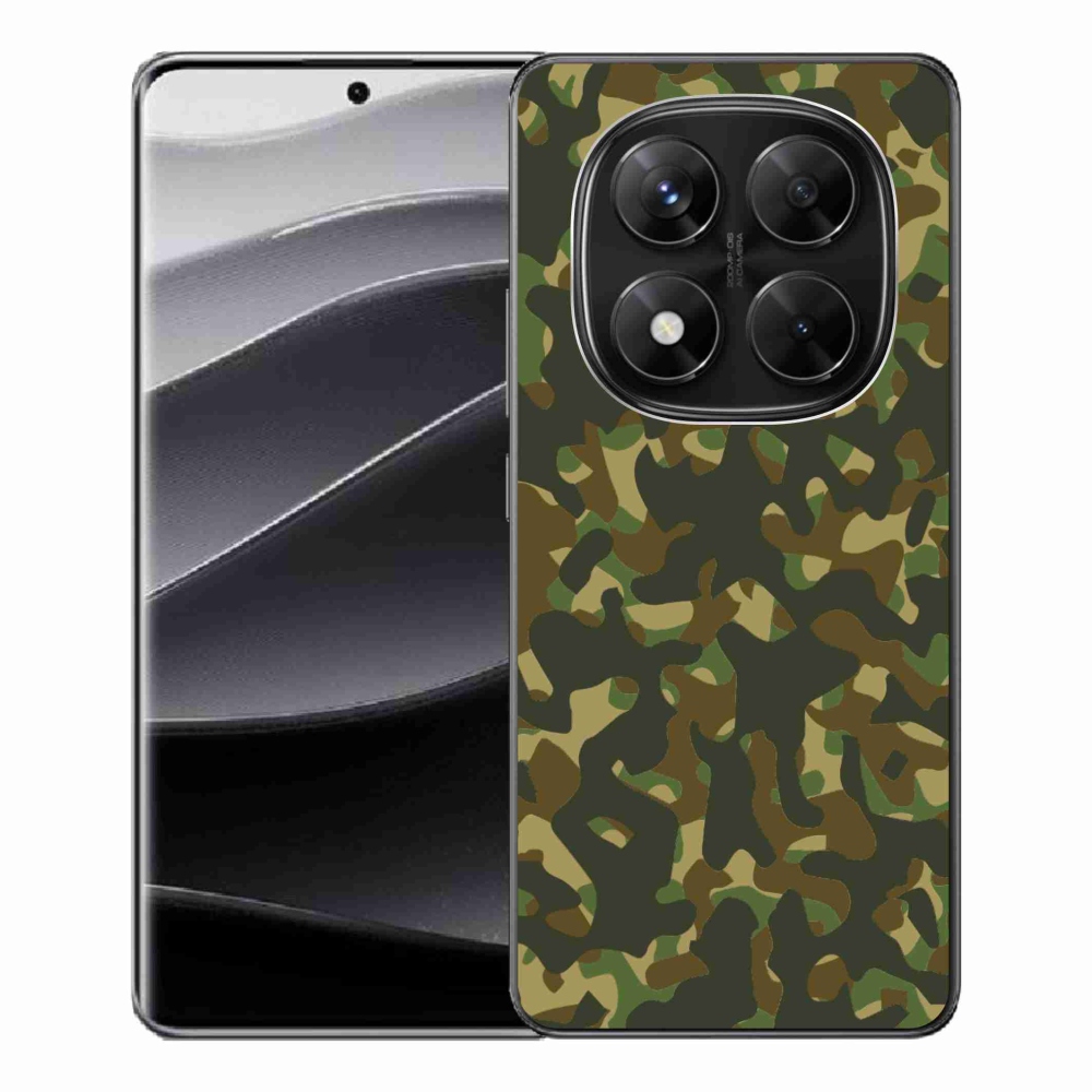 Gélový kryt mmCase na Xiaomi Redmi Note 14 Pro 5G/Poco X7 5G - maskáčový vzor 1