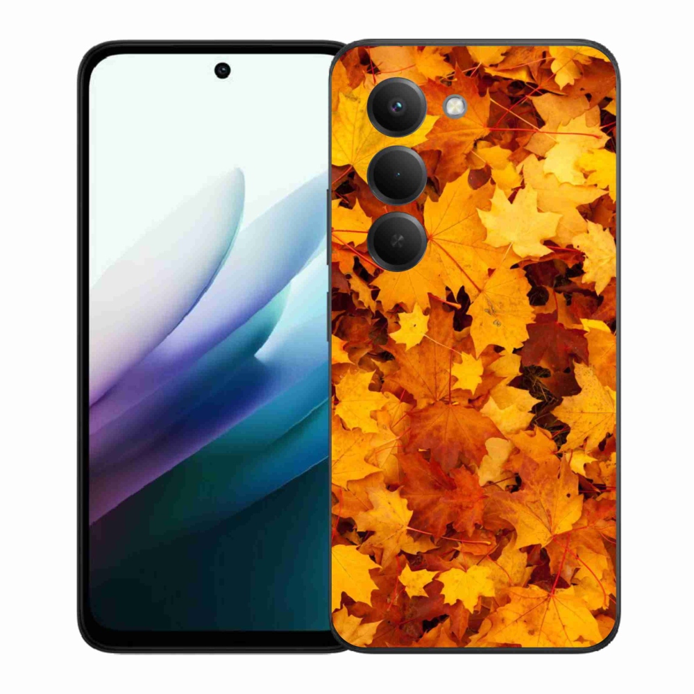 Gélový kryt mmCase na Xiaomi Redmi 15 4G/5G (171mm) - javorové listy
