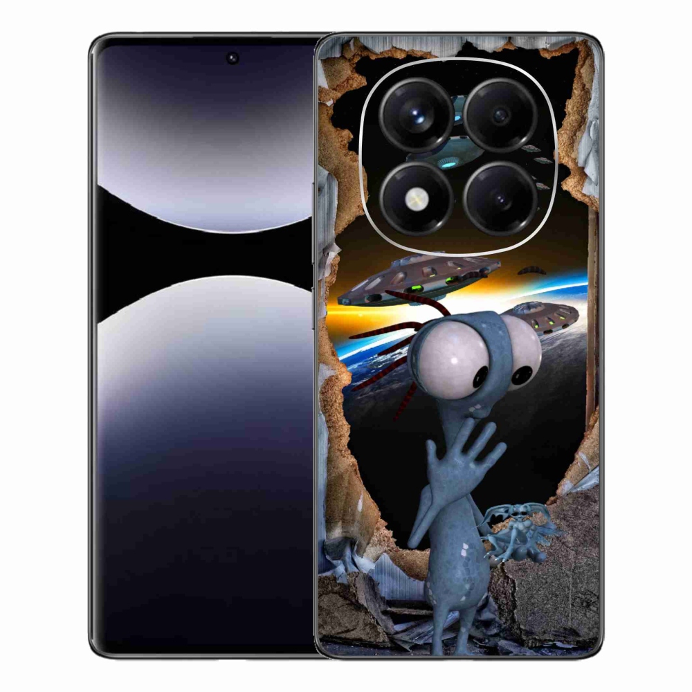 Gélový kryt mmCase na Xiaomi Redmi Note 14 Pro - mimozemšťan