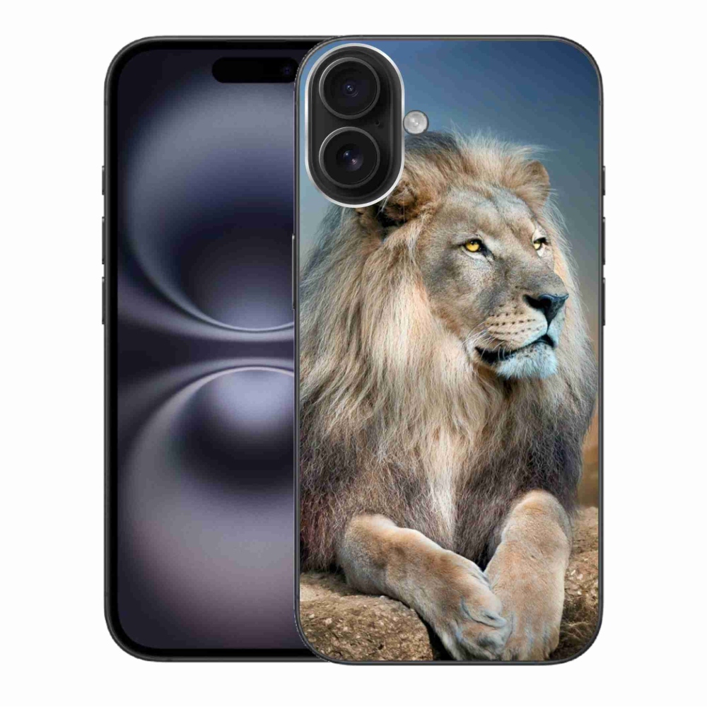 Gélový obal mmCase na iPhone 16 Plus - lev 1