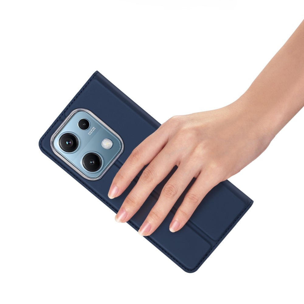 DUX knižkové púzdro na Xiaomi Redmi Note 14S - tmavomodré