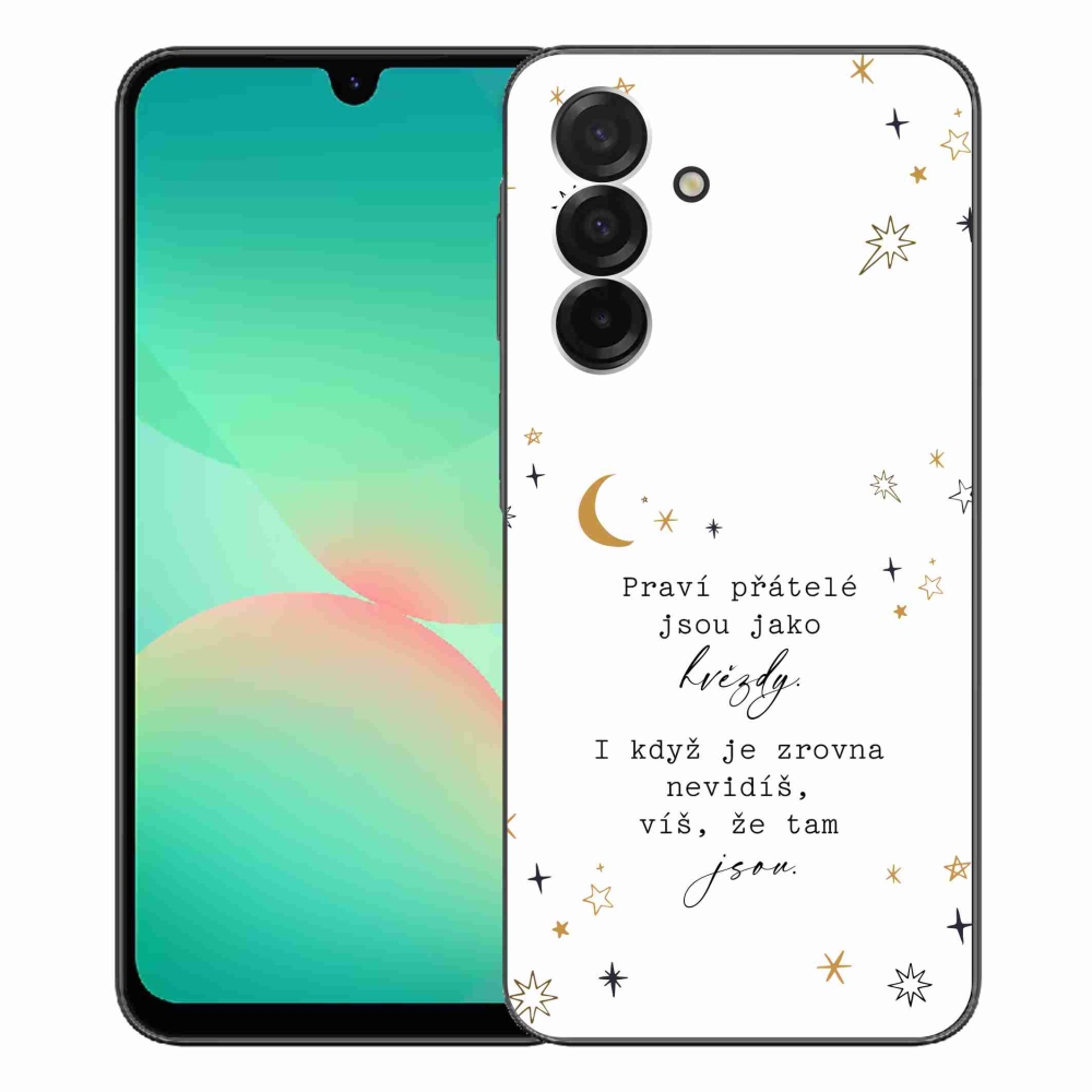 Gélový kryt mmCase na Samsung Galaxy A26 5G - citát 6 biele pozadie