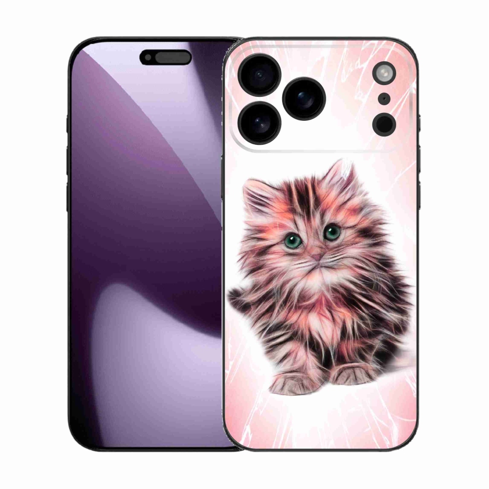 Gélový kryt mmCase na iPhone 17 Pro Max - roztomilé mačiatko