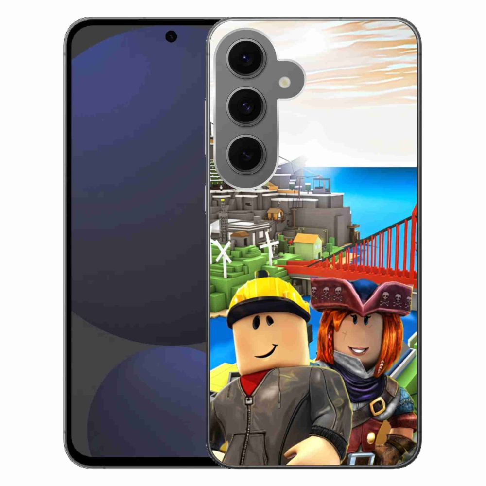 Gélový kryt mmCase na Samsung Galaxy S24 FE - roblox 1