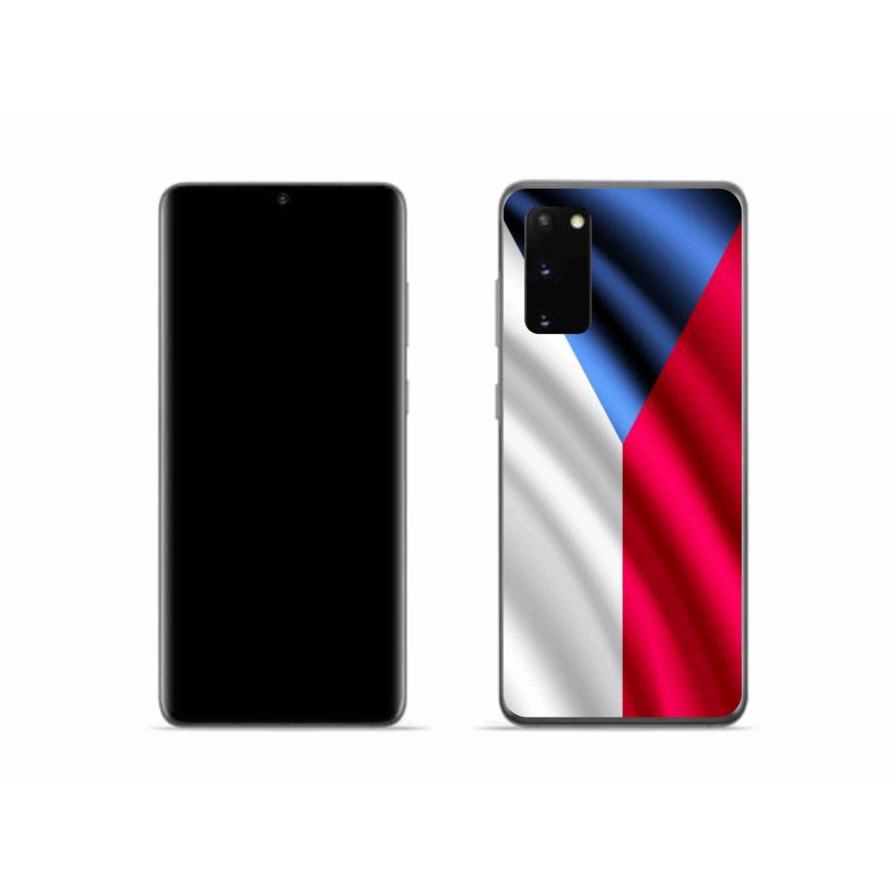 Gélový kryt mmCase na mobil Samsung Galaxy S20 - česká vlajka