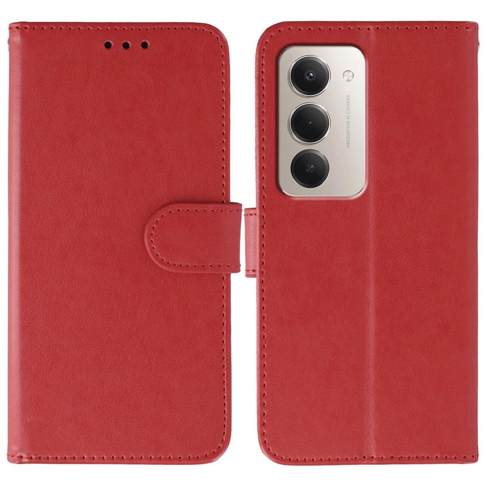 Clots knižkové púzdro na Xiaomi Redmi 15 5G - červené