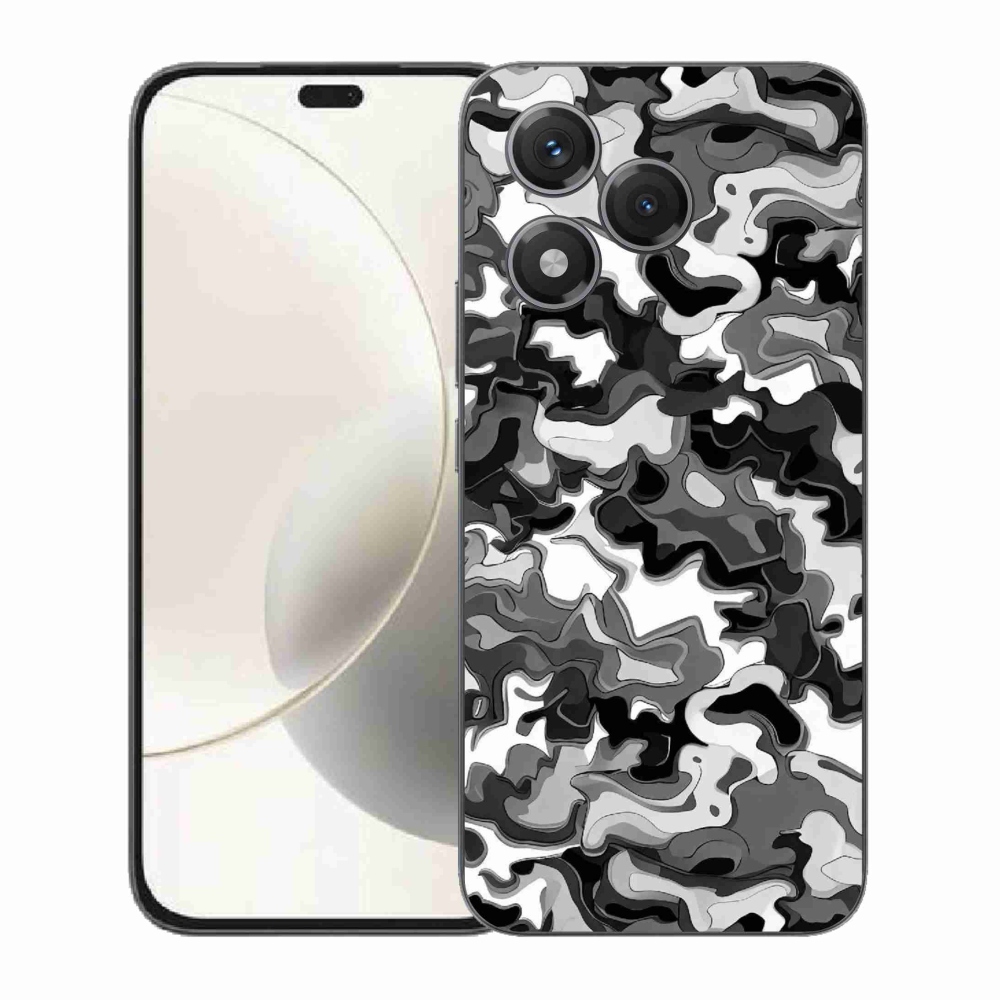 Gélový kryt mmCase na Honor 400 Lite - maskáčový vzor 3