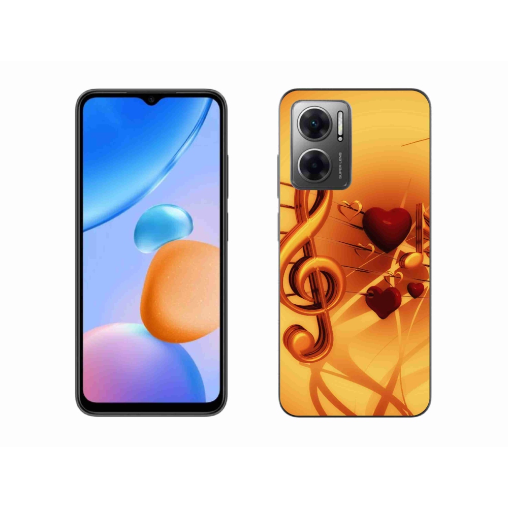 Gélový kryt mmCase na Xiaomi Redmi 10 5G - noty