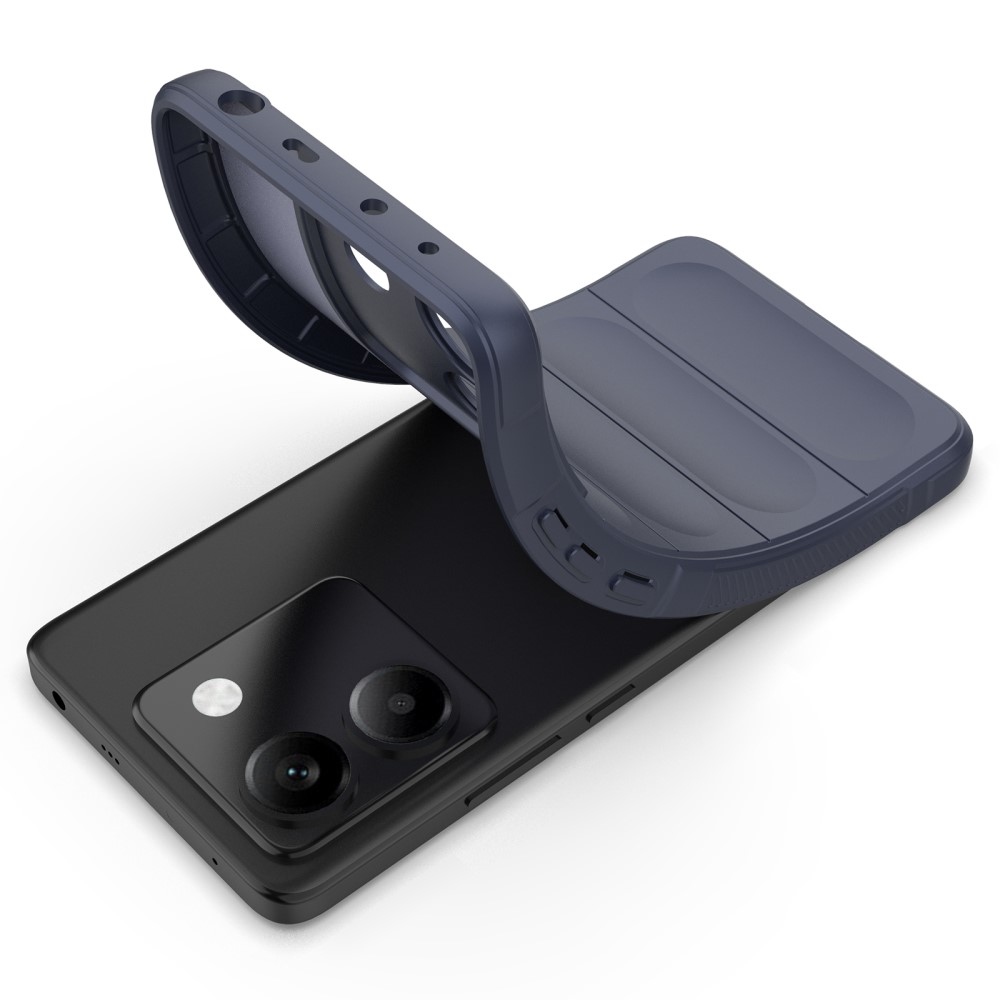 Rugg odolný gélový obal na Xiaomi Poco M7 Pro 5G - tmavomodrý
