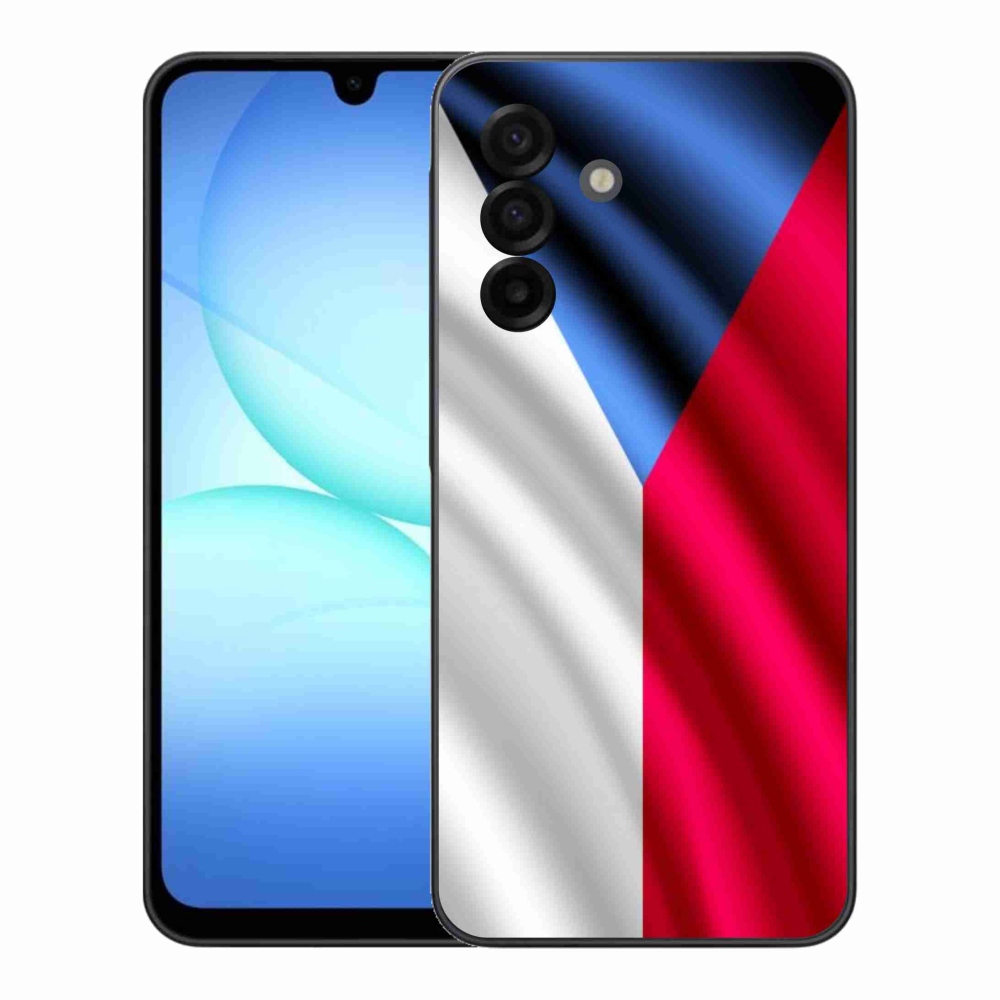 Gélový kryt mmCase na Samsung Galaxy A17 4G/5G - česká vlajka