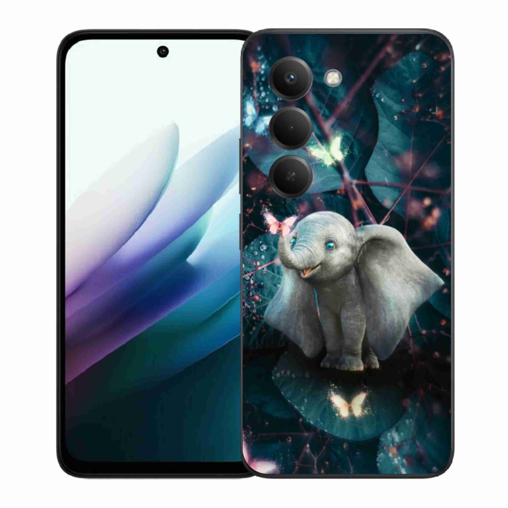 Gélový kryt mmCase na Xiaomi Redmi 15 4G/5G (171mm) - roztomilý slon