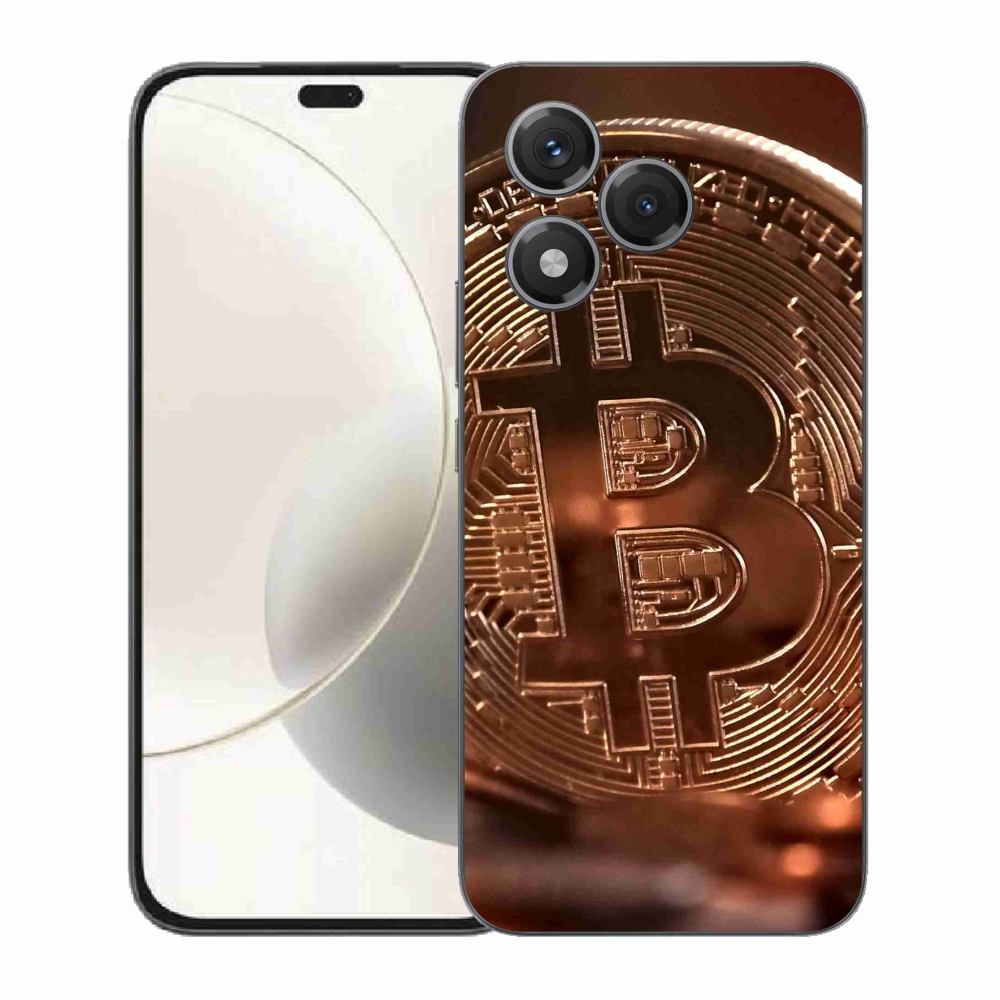 Gélový kryt mmCase na Honor 400 Lite - bitcoin